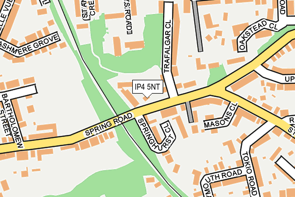 IP4 5NT map - OS OpenMap – Local (Ordnance Survey)