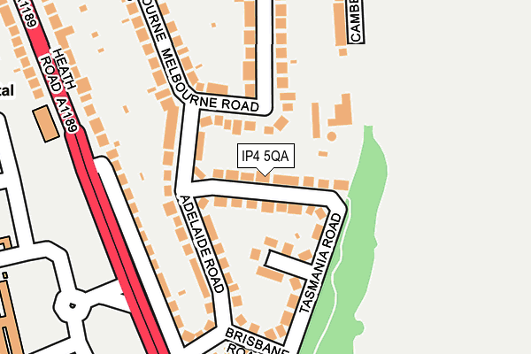 IP4 5QA map - OS OpenMap – Local (Ordnance Survey)
