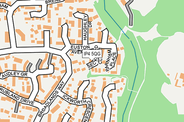 IP4 5QG map - OS OpenMap – Local (Ordnance Survey)
