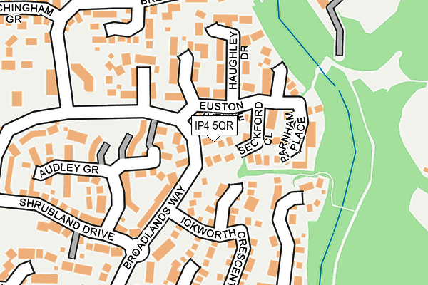 IP4 5QR map - OS OpenMap – Local (Ordnance Survey)