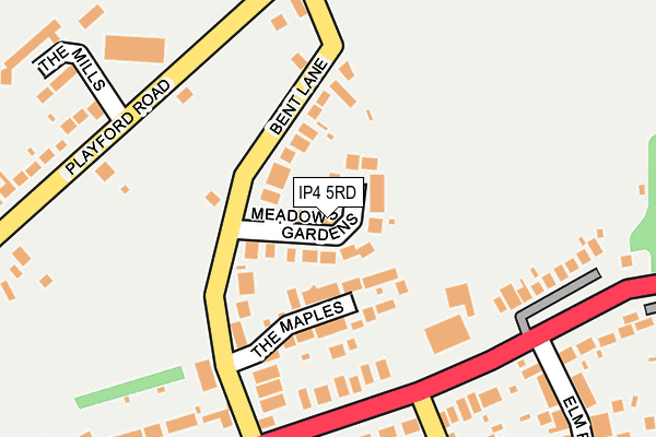 IP4 5RD map - OS OpenMap – Local (Ordnance Survey)