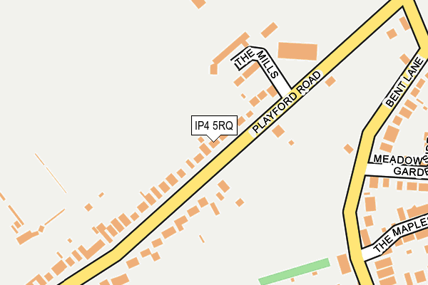 IP4 5RQ map - OS OpenMap – Local (Ordnance Survey)