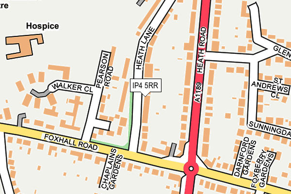 IP4 5RR map - OS OpenMap – Local (Ordnance Survey)