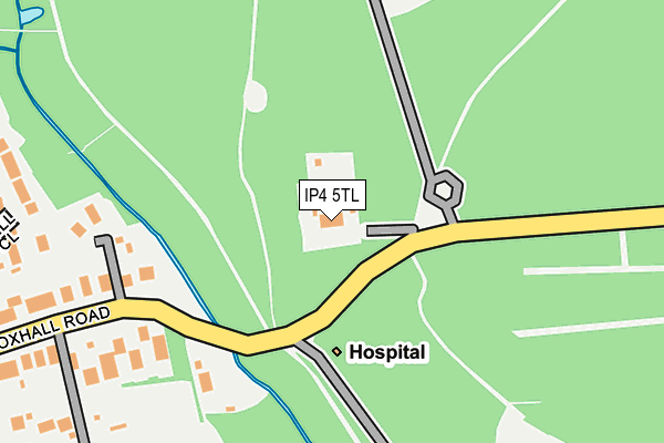 IP4 5TL map - OS OpenMap – Local (Ordnance Survey)