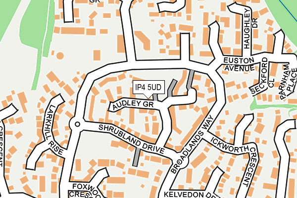 IP4 5UD map - OS OpenMap – Local (Ordnance Survey)