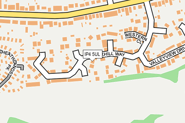 Map of BROOK RESIDENTIAL LIMITED at local scale