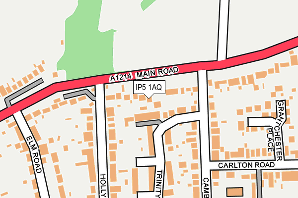 IP5 1AQ map - OS OpenMap – Local (Ordnance Survey)