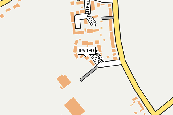 IP5 1BD map - OS OpenMap – Local (Ordnance Survey)