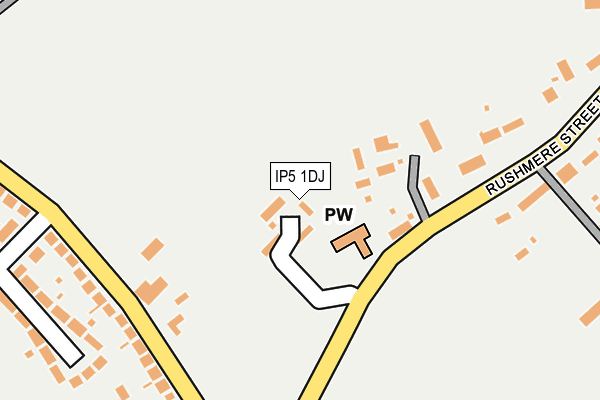 IP5 1DJ map - OS OpenMap – Local (Ordnance Survey)