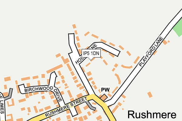 IP5 1DN map - OS OpenMap – Local (Ordnance Survey)