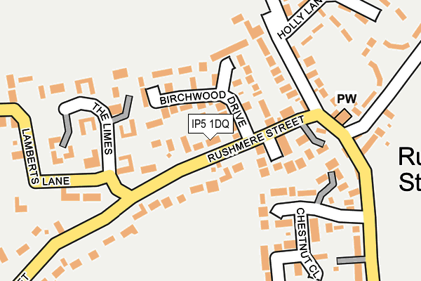 IP5 1DQ map - OS OpenMap – Local (Ordnance Survey)