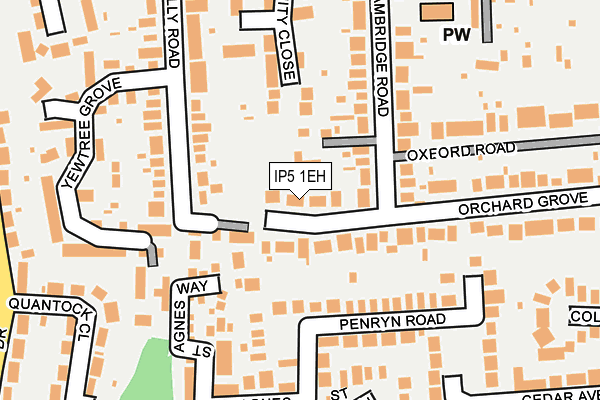 IP5 1EH map - OS OpenMap – Local (Ordnance Survey)