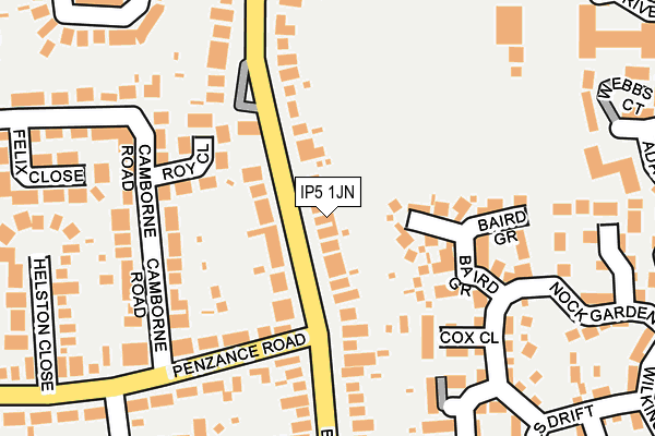 IP5 1JN map - OS OpenMap – Local (Ordnance Survey)