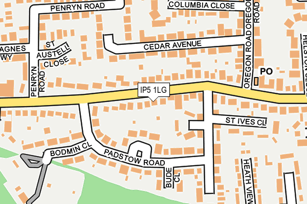 IP5 1LG map - OS OpenMap – Local (Ordnance Survey)