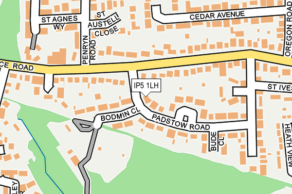 IP5 1LH map - OS OpenMap – Local (Ordnance Survey)