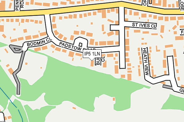 IP5 1LN map - OS OpenMap – Local (Ordnance Survey)