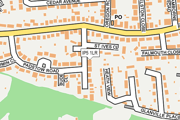 IP5 1LR map - OS OpenMap – Local (Ordnance Survey)