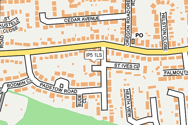 IP5 1LS map - OS OpenMap – Local (Ordnance Survey)