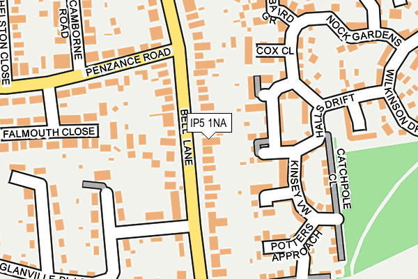 IP5 1NA map - OS OpenMap – Local (Ordnance Survey)