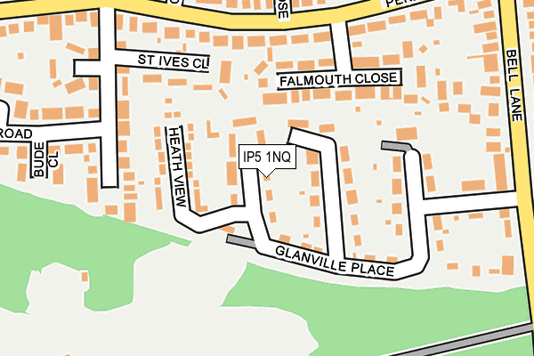 IP5 1NQ map - OS OpenMap – Local (Ordnance Survey)