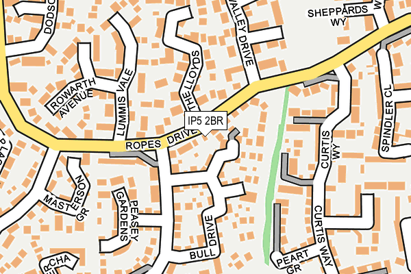 IP5 2BR map - OS OpenMap – Local (Ordnance Survey)