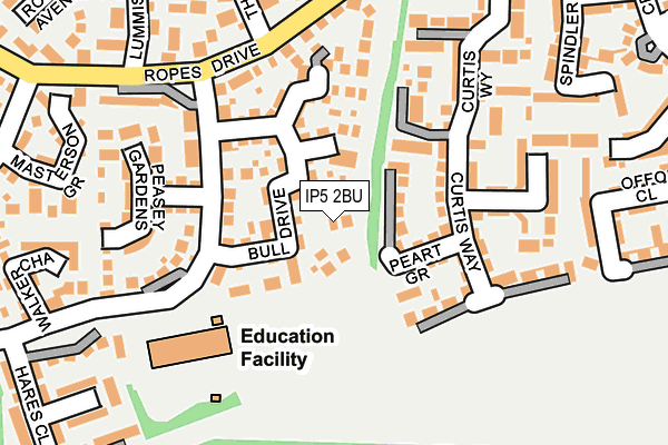 IP5 2BU map - OS OpenMap – Local (Ordnance Survey)