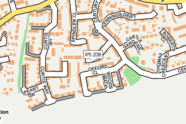 IP5 2DB map - OS OpenMap – Local (Ordnance Survey)