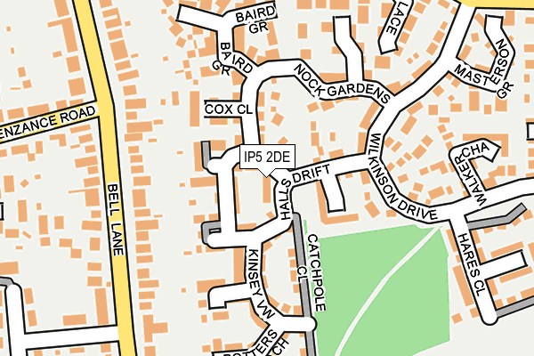 IP5 2DE map - OS OpenMap – Local (Ordnance Survey)