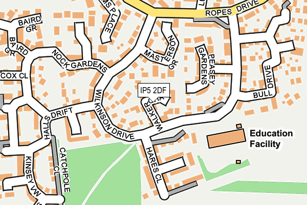 IP5 2DF map - OS OpenMap – Local (Ordnance Survey)