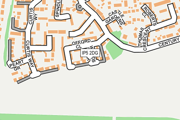 IP5 2DG map - OS OpenMap – Local (Ordnance Survey)