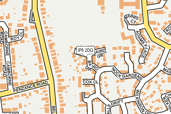 IP5 2DQ map - OS OpenMap – Local (Ordnance Survey)