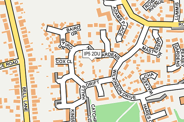 IP5 2DU map - OS OpenMap – Local (Ordnance Survey)
