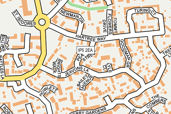 IP5 2EA map - OS OpenMap – Local (Ordnance Survey)