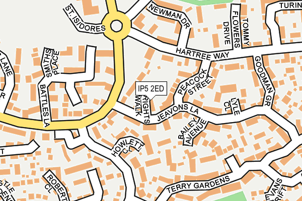 IP5 2ED map - OS OpenMap – Local (Ordnance Survey)