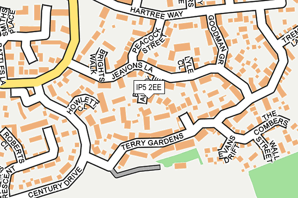 IP5 2EE map - OS OpenMap – Local (Ordnance Survey)