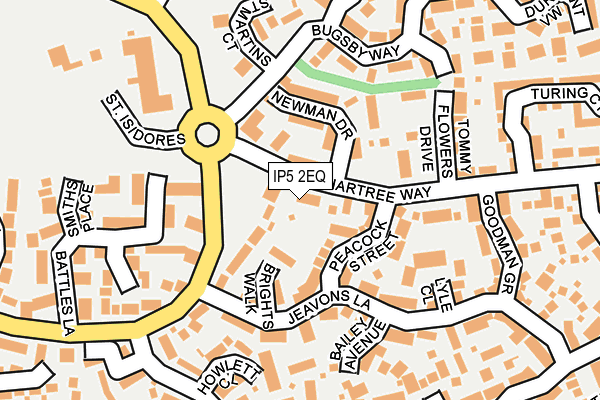 IP5 2EQ map - OS OpenMap – Local (Ordnance Survey)