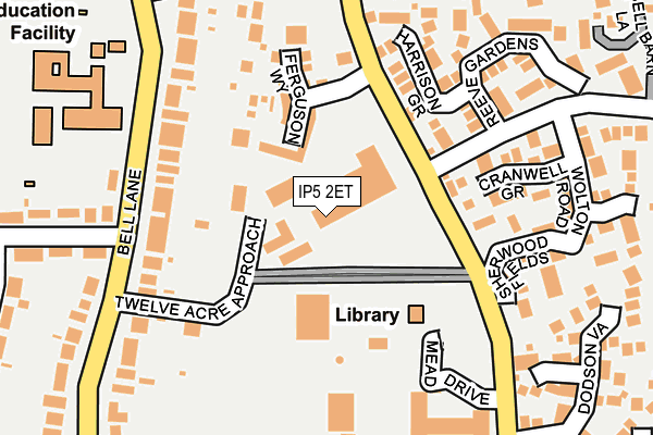 IP5 2ET map - OS OpenMap – Local (Ordnance Survey)