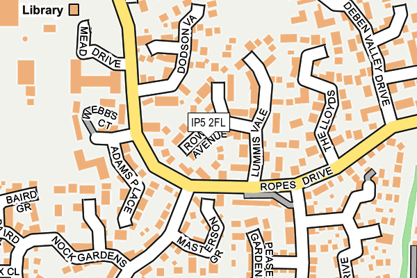 IP5 2FL map - OS OpenMap – Local (Ordnance Survey)