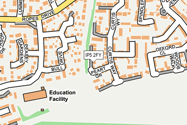 IP5 2FY map - OS OpenMap – Local (Ordnance Survey)