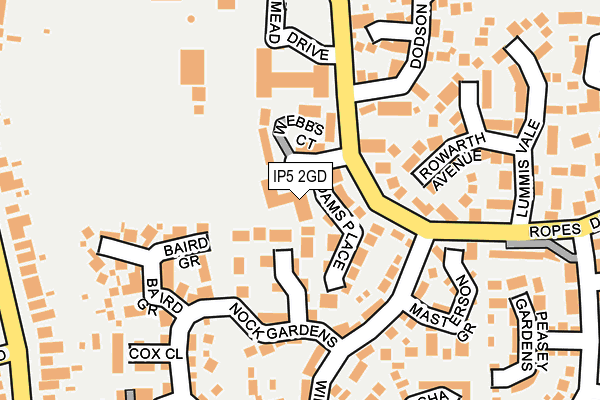 IP5 2GD map - OS OpenMap – Local (Ordnance Survey)