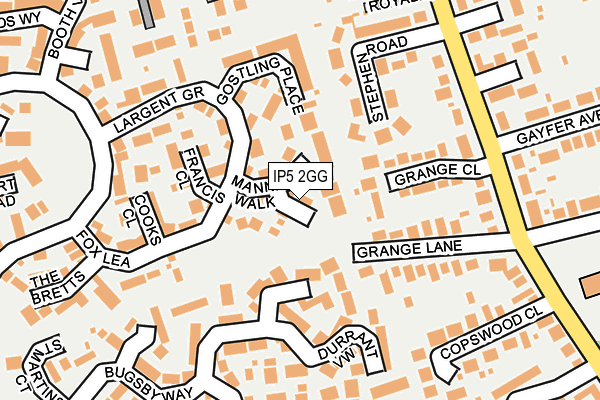 IP5 2GG map - OS OpenMap – Local (Ordnance Survey)