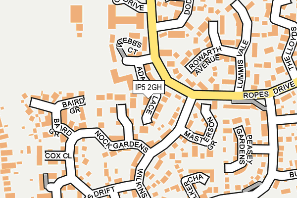 IP5 2GH map - OS OpenMap – Local (Ordnance Survey)