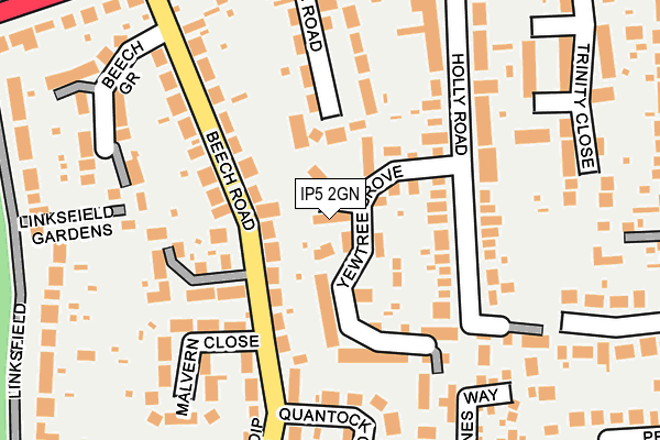 IP5 2GN map - OS OpenMap – Local (Ordnance Survey)