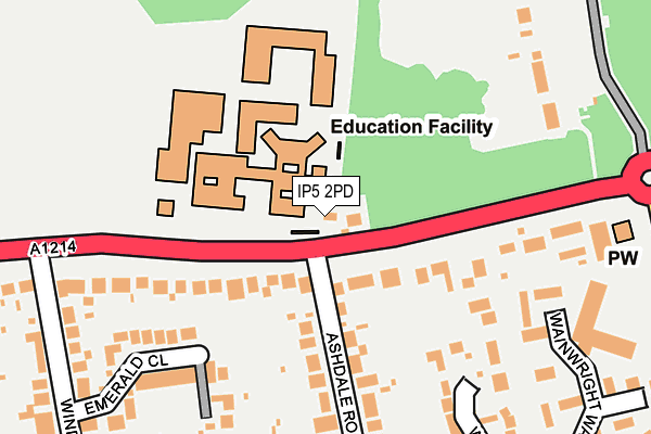 IP5 2PD map - OS OpenMap – Local (Ordnance Survey)