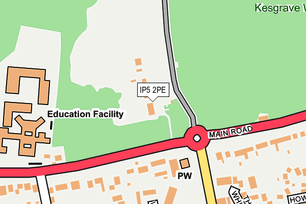 IP5 2PE map - OS OpenMap – Local (Ordnance Survey)