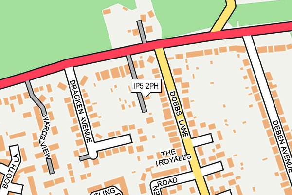 IP5 2PH map - OS OpenMap – Local (Ordnance Survey)