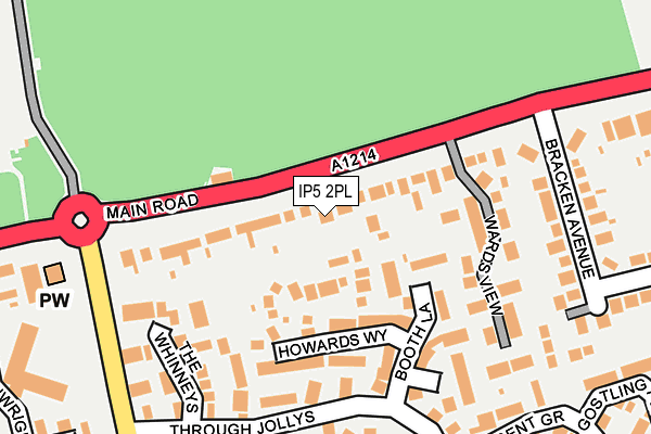 IP5 2PL map - OS OpenMap – Local (Ordnance Survey)