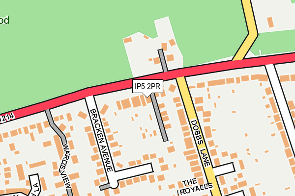 IP5 2PR map - OS OpenMap – Local (Ordnance Survey)