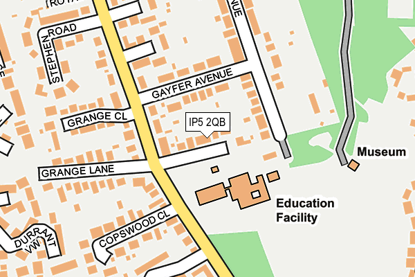 IP5 2QB map - OS OpenMap – Local (Ordnance Survey)