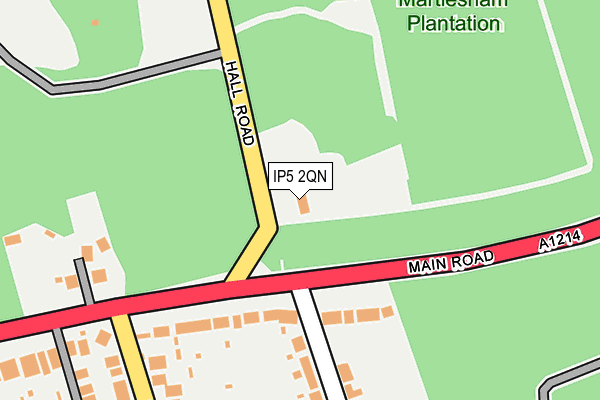 IP5 2QN map - OS OpenMap – Local (Ordnance Survey)